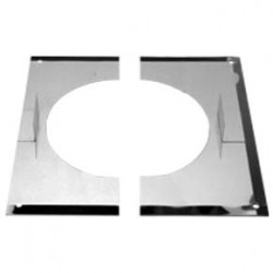Twin Wall Finishing Plate 30-45 degrees (132) - 100mm Dia