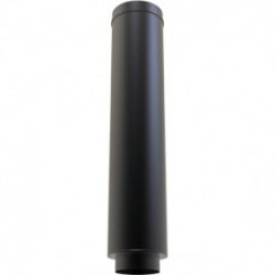 Black Twin wall Flue Starter Length 940mm  - 130mm Dia