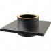 Black Twin wall Console Plate - 150mm Dia